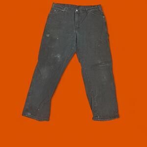 Dickies Men's Black and Brown Trousers